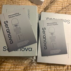Set of 3 New Seranova Microneedling Infusion System At Home 6 Month Kits